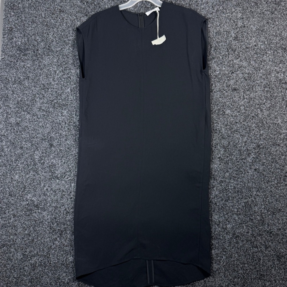 Everlane Black Sleeveless Midi Shift Dress